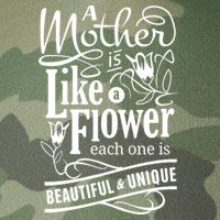 A Mother Is Like A Flower Each One Is Beautiful And Unique Legacy Tie Dye Trucker Hat