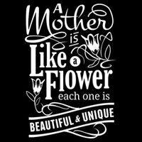 A Mother Is Like A Flower Each One Is Beautiful And Unique Sustainable Bucket Hat
