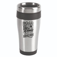 A Mother Is Like A Flower Each One Is Beautiful And Unique 16oz Travel Tumbler