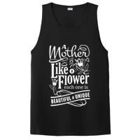 A Mother Is Like A Flower Each One Is Beautiful And Unique PosiCharge Competitor Tank
