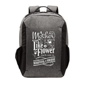 A Mother Is Like A Flower Each One Is Beautiful And Unique Vector Backpack