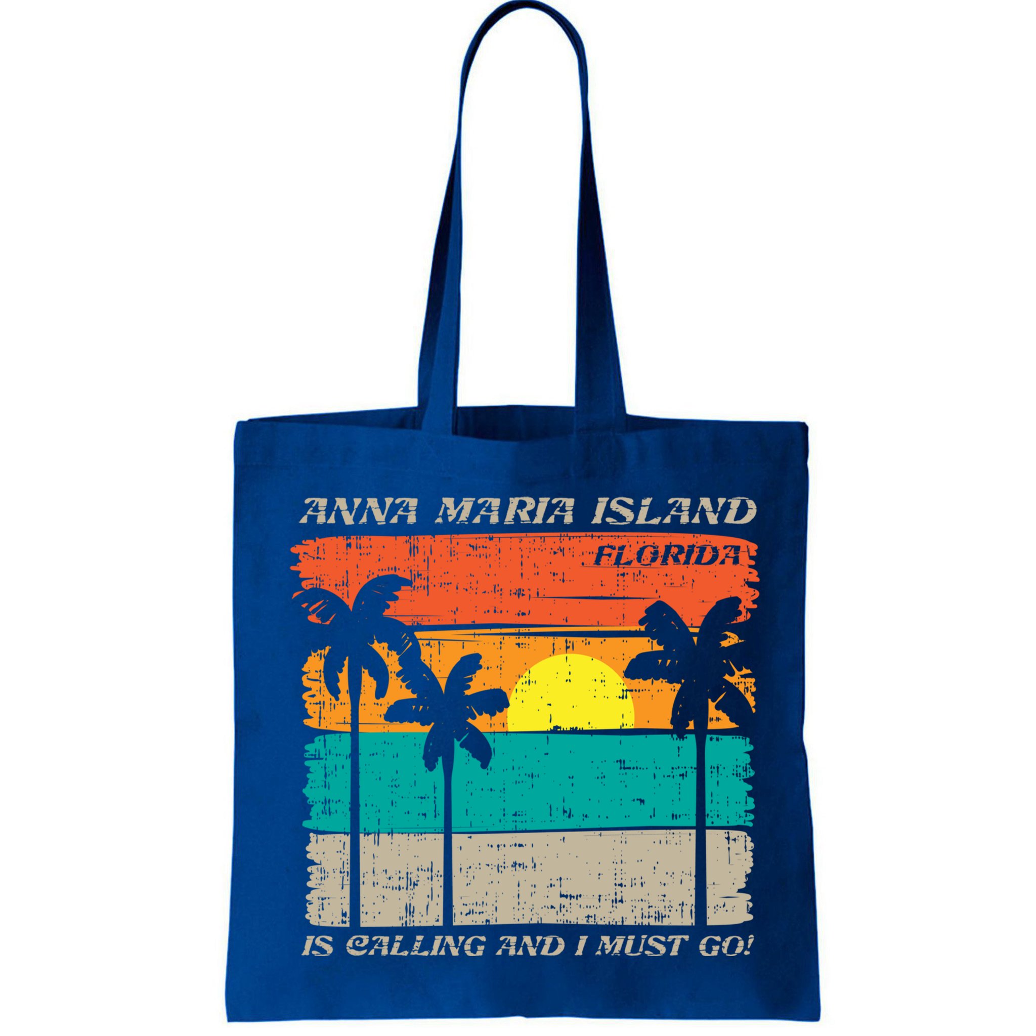 Anna Maria Island Florida Vintage Beach Retro Sunset Gift Bag