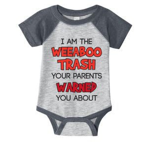 Anime Meme I Am The Weeaboo Trash Infant Baby Jersey Bodysuit