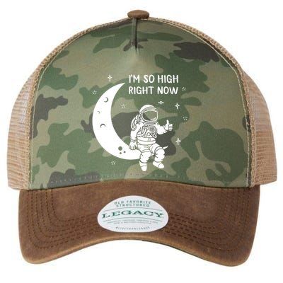 Astronaut Moon Im So High Right Now Legacy Tie Dye Trucker Hat