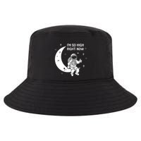 Astronaut Moon Im So High Right Now Cool Comfort Performance Bucket Hat