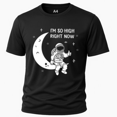 Astronaut Moon Im So High Right Now Performance Shirt