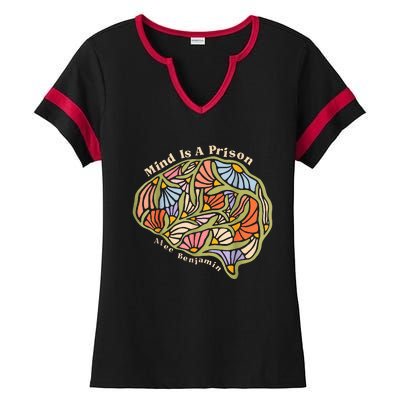 Alec Mind Is A Prison Benjamin Ladies Halftime Notch Neck Tee