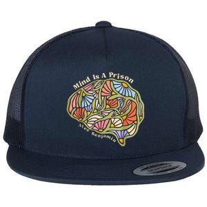 Alec Mind Is A Prison Benjamin Flat Bill Trucker Hat