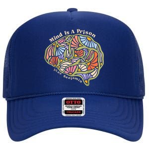 Alec Mind Is A Prison Benjamin High Crown Mesh Back Trucker Hat