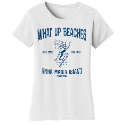 Anna Maria Island Florida Funny Vintage Beaches Women's T-Shirt