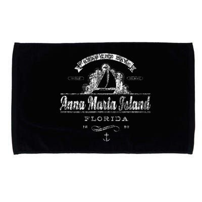 Anna Maria Island Sailboat Vintage Nautical Microfiber Hand Towel