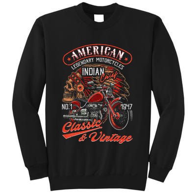 American M.O.T.O.R.C.Y.C.L.E I.N.D.I.A.N For Old Biker Sweatshirt