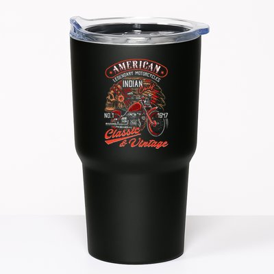 American M.O.T.O.R.C.Y.C.L.E I.N.D.I.A.N For Old Biker Tumbler