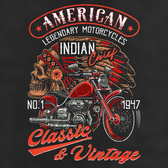 American M.O.T.O.R.C.Y.C.L.E I.N.D.I.A.N For Old Biker Trucker Hat