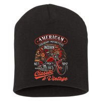 American M.O.T.O.R.C.Y.C.L.E I.N.D.I.A.N For Old Biker Short Acrylic Beanie
