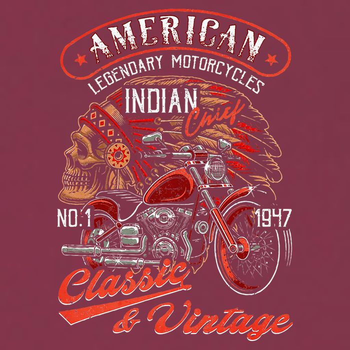 American M.O.T.O.R.C.Y.C.L.E I.N.D.I.A.N For Old Biker 16oz Travel Tumbler