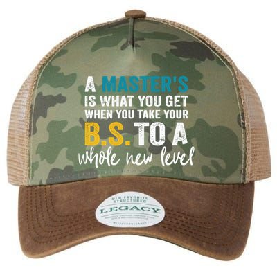 A MasterS Is What You Get When You Take Your Bs To A Whole New Level Legacy Tie Dye Trucker Hat