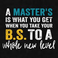 A MasterS Is What You Get When You Take Your Bs To A Whole New Level Ladies PosiCharge Tri-Blend Wicking Tank