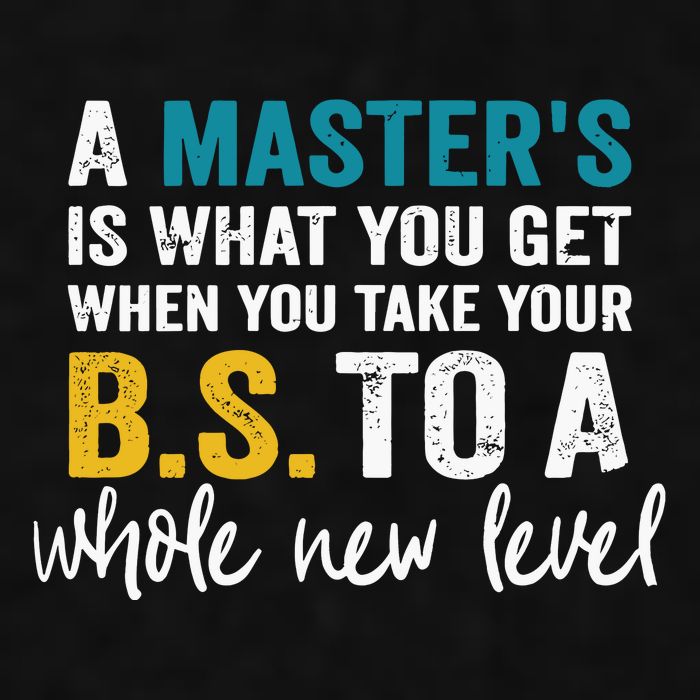 A MasterS Is What You Get When You Take Your Bs To A Whole New Level Ladies PosiCharge Tri-Blend Wicking Tank