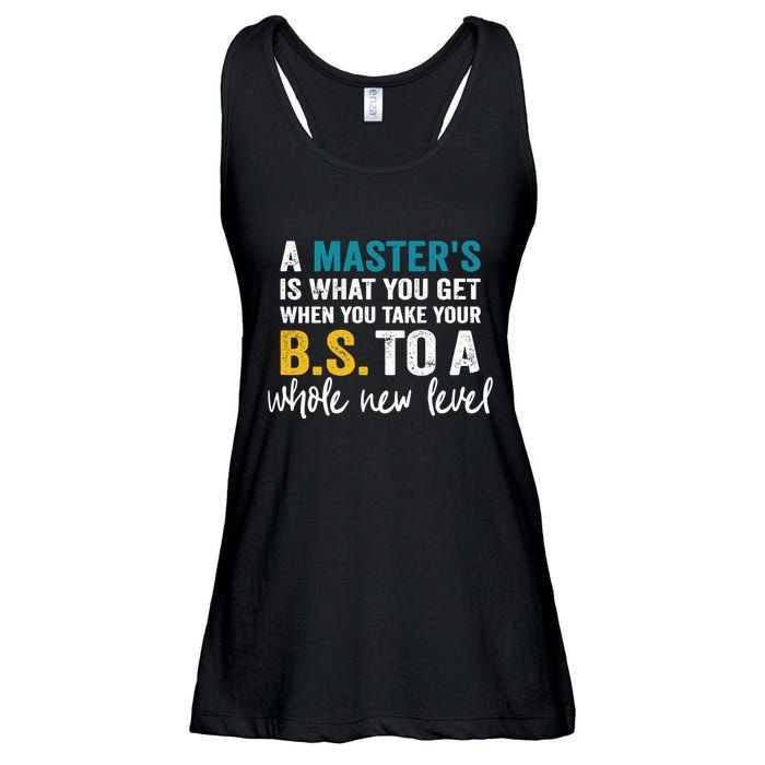 A MasterS Is What You Get When You Take Your Bs To A Whole New Level Ladies Essential Flowy Tank