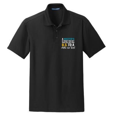 A MasterS Is What You Get When You Take Your Bs To A Whole New Level Dry Zone Grid Polo