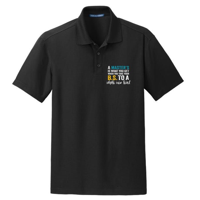 A MasterS Is What You Get When You Take Your Bs To A Whole New Level Dry Zone Grid Polo