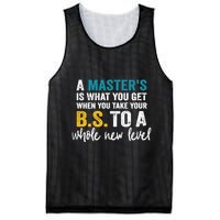 A MasterS Is What You Get When You Take Your Bs To A Whole New Level Mesh Reversible Basketball Jersey Tank