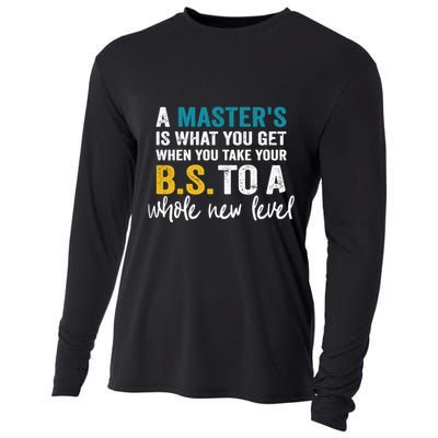 A MasterS Is What You Get When You Take Your Bs To A Whole New Level Cooling Performance Long Sleeve Crew