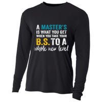 A MasterS Is What You Get When You Take Your Bs To A Whole New Level Cooling Performance Long Sleeve Crew