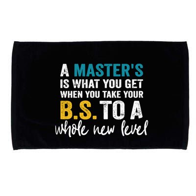 A MasterS Is What You Get When You Take Your Bs To A Whole New Level Microfiber Hand Towel