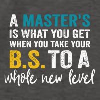 A MasterS Is What You Get When You Take Your Bs To A Whole New Level Vector Backpack