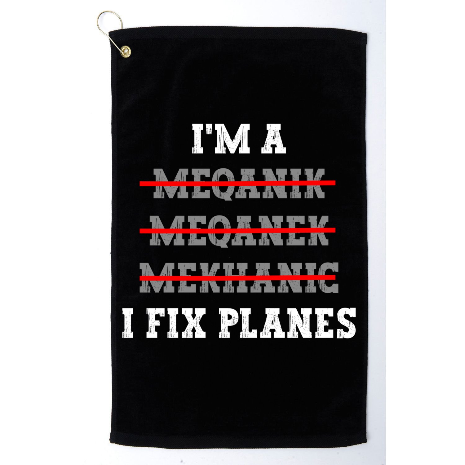 Aircraft Mechanic I Fix Planes Airplane Mechanic Gift Golf Towel