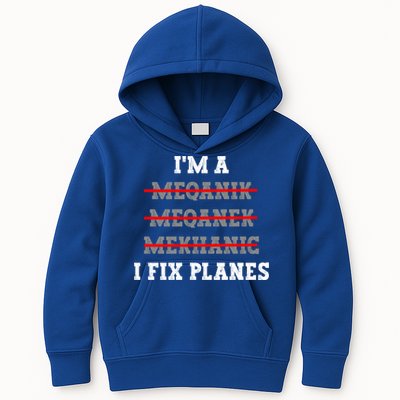 Aircraft Mechanic I Fix Planes Airplane Mechanic Gift Kids Hoodie