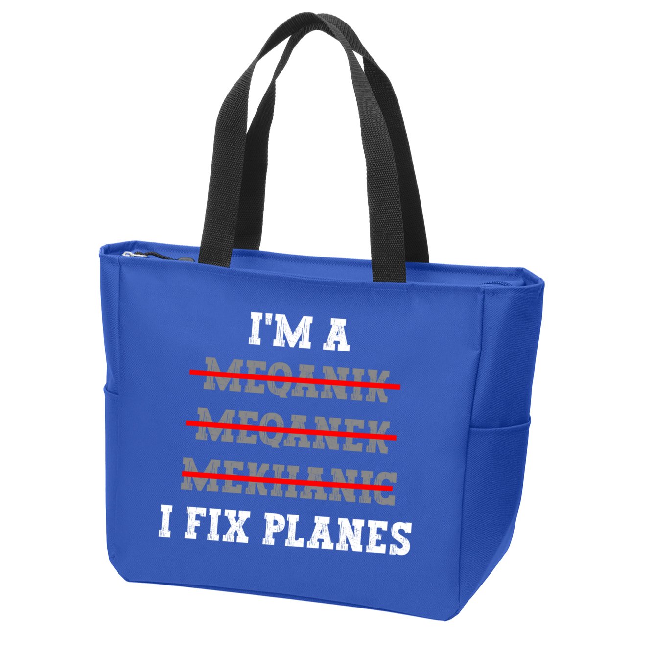 Aircraft Mechanic I Fix Planes Airplane Mechanic Gift Zip Tote Bag