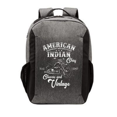 American M.O.T.O.R.C.Y.C.L.E I.N.D.I.A.N For Old Biker Vector Backpack