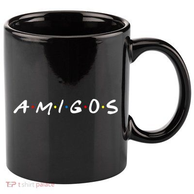 Amigos Spanish Logo 11oz C Handle Ceramic Mug