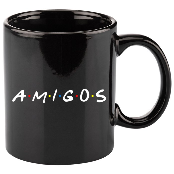 Amigos Spanish Logo 11oz C Handle Ceramic Mug