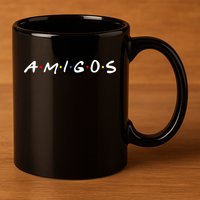 Amigos Spanish Logo 11oz C Handle Ceramic Mug