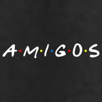 Amigos Spanish Logo 11oz C Handle Ceramic Mug