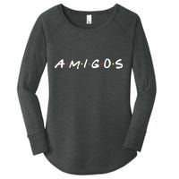 Amigos Spanish Logo Women's Perfect Tri Tunic Long Sleeve Shirt