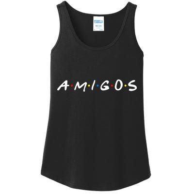 Amigos Spanish Logo Ladies Essential Tank