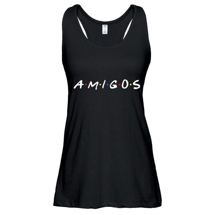 Amigos Spanish Logo Ladies Essential Flowy Tank