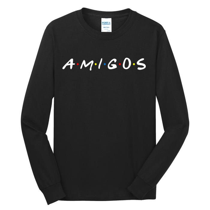 Amigos Spanish Logo Tall Long Sleeve T-Shirt