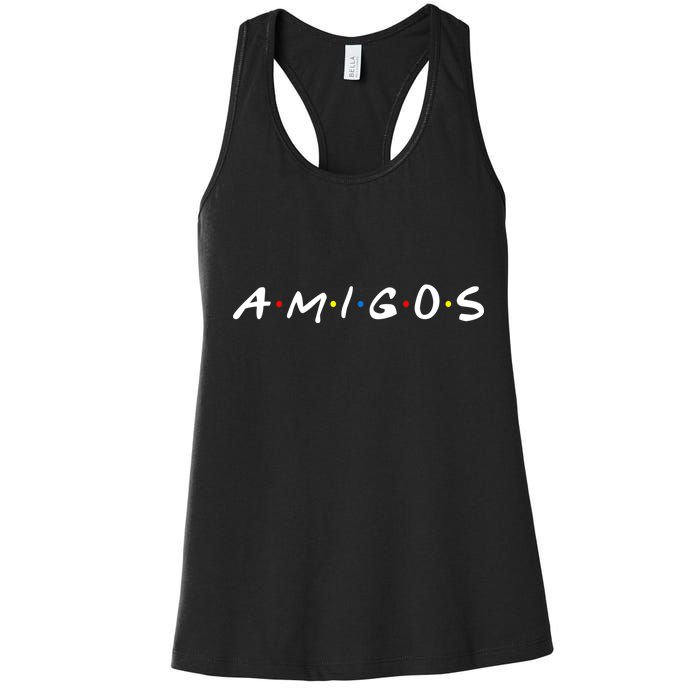 Amigos Spanish Logo Women's Racerback Tank