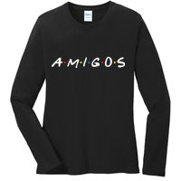 Amigos Spanish Logo Ladies Long Sleeve Shirt