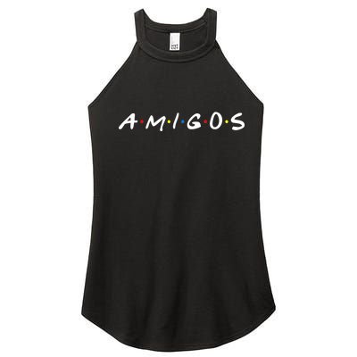 Amigos Spanish Logo Women's Perfect Tri Rocker Tank