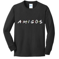 Amigos Spanish Logo Kids Long Sleeve Shirt