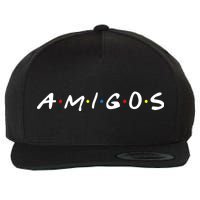 Amigos Spanish Logo Wool Snapback Cap