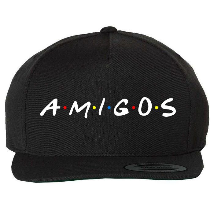 Amigos Spanish Logo Wool Snapback Cap