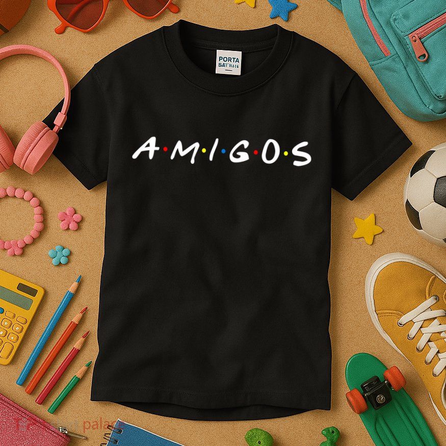 Amigos Spanish Logo Kids T-Shirt
